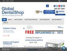 Tablet Screenshot of globaldentalshop.com